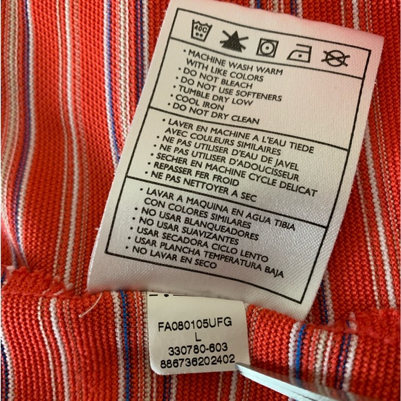 Nike Striped Dry Fit Golf Polo Large - Picture 6 of 6